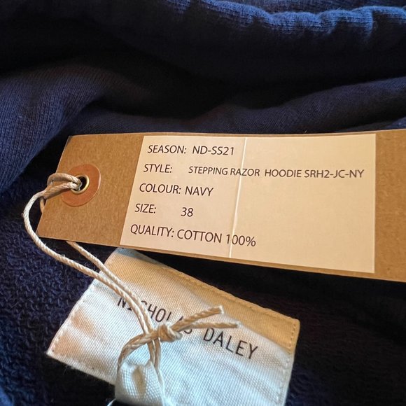 NWT!! Designer Nicholas Daley Stepping Razor Hoodie - Picture 6 of 11